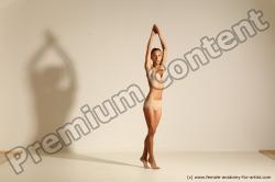 Modern aerobic reference poses of Kristyna