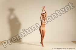 Modern aerobic reference poses of Kristyna