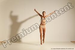 Modern aerobic reference poses of Kristyna