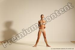 Modern aerobic reference poses of Kristyna