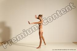 Modern aerobic reference poses of Kristyna