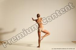 Modern aerobic reference poses of Kristyna