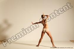 Modern aerobic reference poses of Kristyna