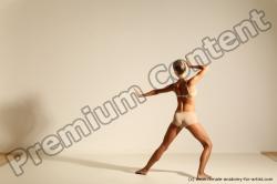 Modern aerobic reference poses of Kristyna