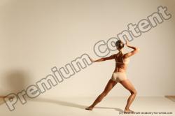 Modern aerobic reference poses of Kristyna