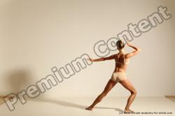 Modern aerobic reference poses of Kristyna