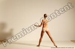 Modern aerobic reference poses of Kristyna