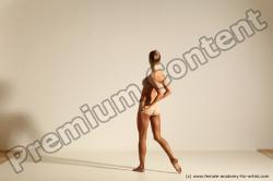 Modern aerobic reference poses of Kristyna