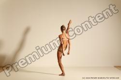 Modern aerobic reference poses of Kristyna