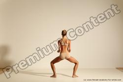 Modern aerobic reference poses of Kristyna