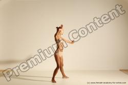 Modern aerobic reference poses of Kristyna