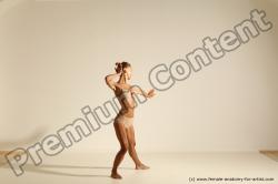 Modern aerobic reference poses of Kristyna