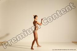 Modern aerobic reference poses of Kristyna