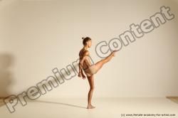 Modern aerobic reference poses of Kristyna