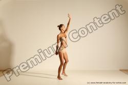 Modern aerobic reference poses of Kristyna