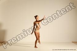 Modern aerobic reference poses of Kristyna