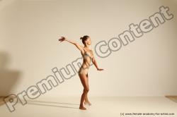 Modern aerobic reference poses of Kristyna