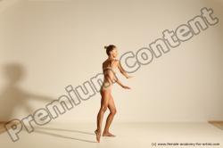 Modern aerobic reference poses of Kristyna