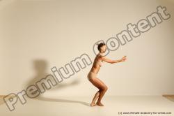 Modern aerobic reference poses of Kristyna