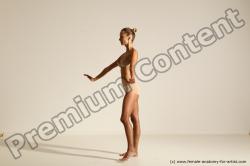 Modern aerobic reference poses of Kristyna