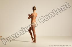 Modern aerobic reference poses of Kristyna