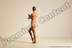 Modern aerobic reference poses of Kristyna