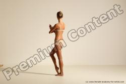 Modern aerobic reference poses of Kristyna