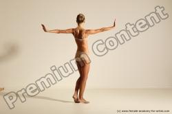 Modern aerobic reference poses of Kristyna