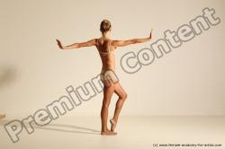 Modern aerobic reference poses of Kristyna