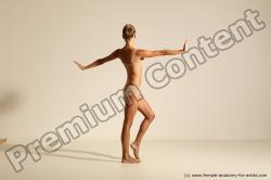 Modern aerobic reference poses of Kristyna