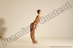 Modern aerobic reference poses of Kristyna