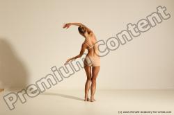 Modern aerobic reference poses of Kristyna