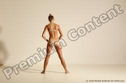 Modern aerobic reference poses of Kristyna