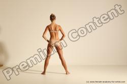 Modern aerobic reference poses of Kristyna