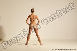 Modern aerobic reference poses of Kristyna