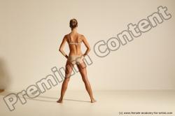 Modern aerobic reference poses of Kristyna