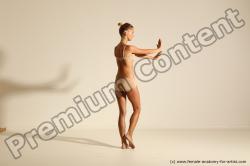 Modern aerobic reference poses of Kristyna