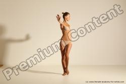 Modern aerobic reference poses of Kristyna