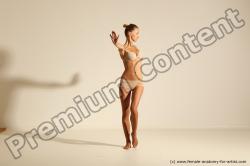 Modern aerobic reference poses of Kristyna