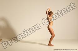 Modern aerobic reference poses of Kristyna