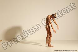 Modern aerobic reference poses of Kristyna