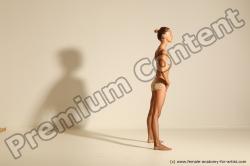 Modern aerobic reference poses of Kristyna