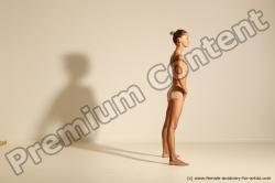 Modern aerobic reference poses of Kristyna