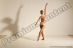 Modern aerobic poses of Kristyna