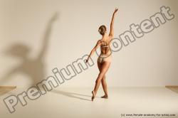 Modern aerobic poses of Kristyna