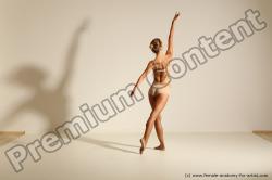 Modern aerobic poses of Kristyna