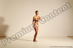 Modern aerobic poses of Kristyna