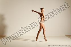 Modern aerobic poses of Kristyna