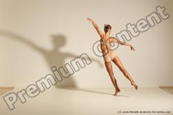 Modern aerobic poses of Kristyna