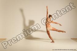 Modern aerobic poses of Kristyna